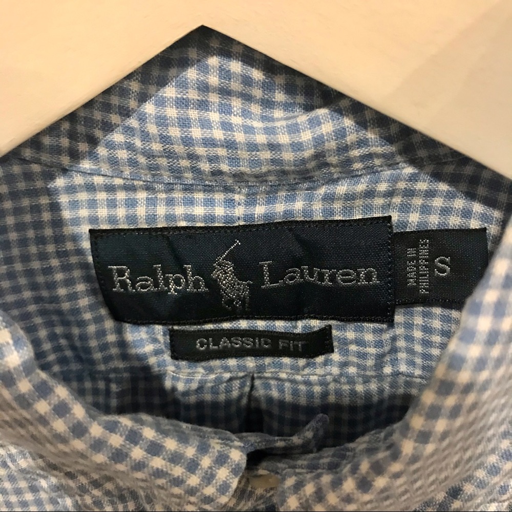 PRIVATELY SOLD!!! Ralph Lauren linen blue and - Picture 2 of 9